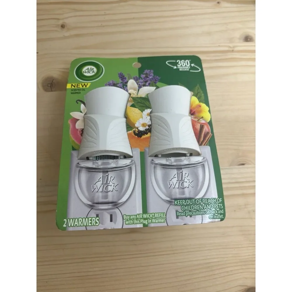 Air Wick Scented Oil Air Freshener‎ Warmer-Set Of 3 NEW CC13